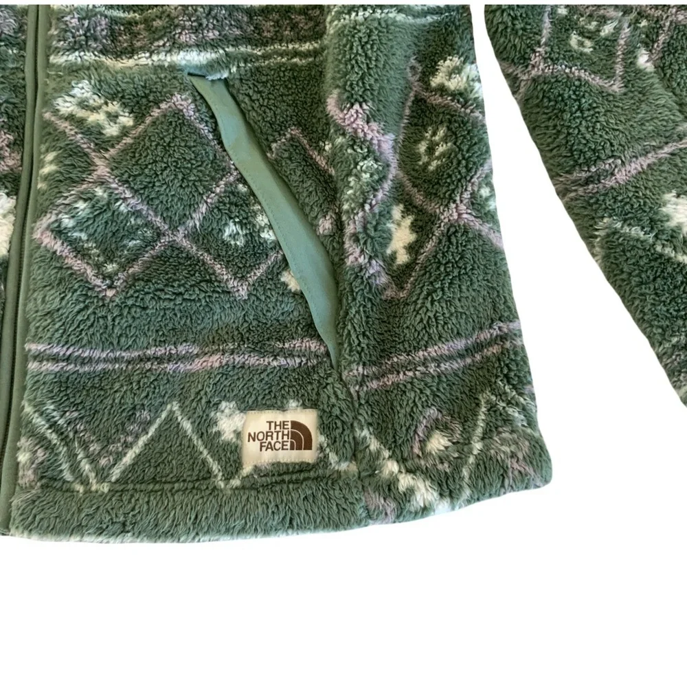 Women's The North Face Campshire Coat Top Fleece Full Zip Jacket Size M - Picture 5 of 6